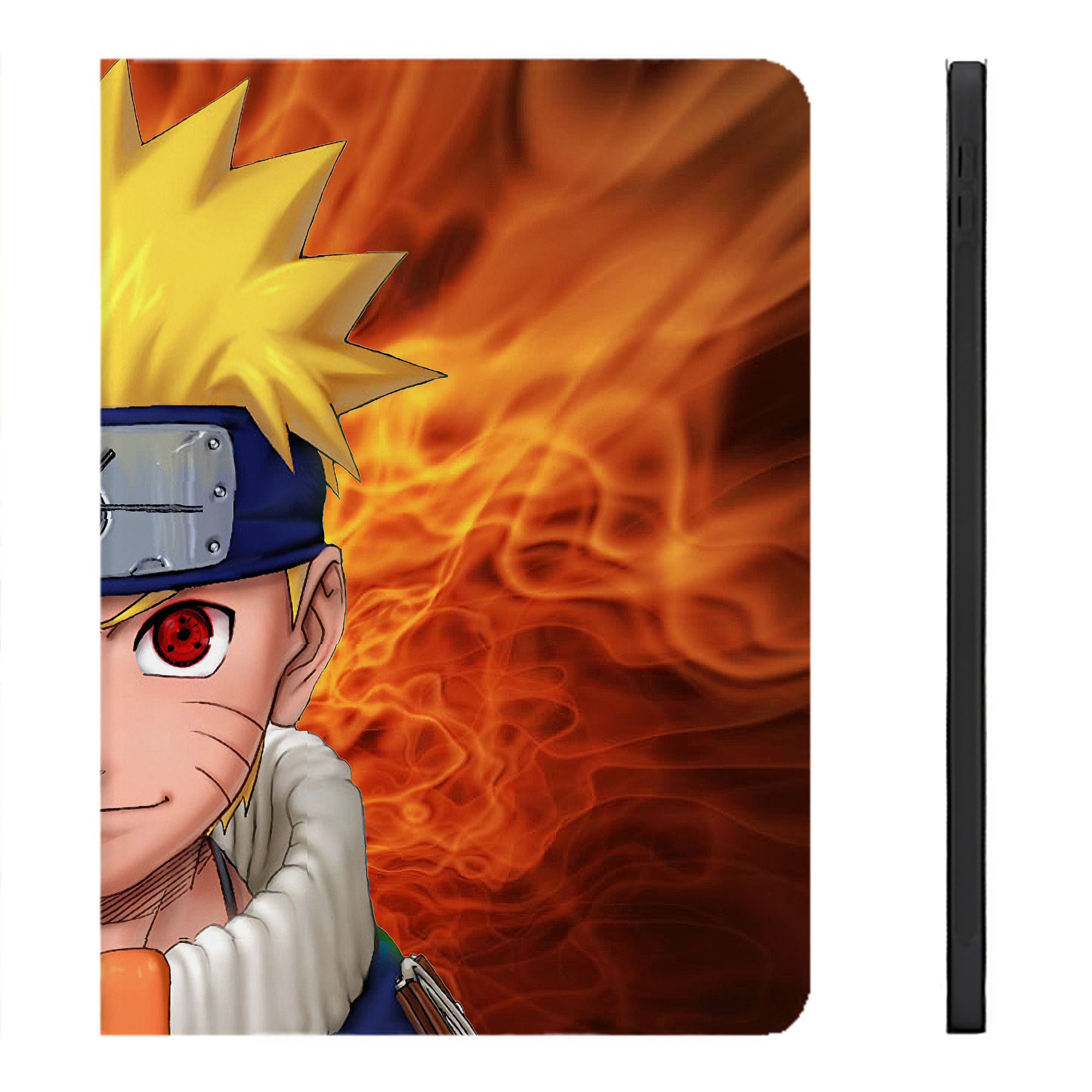 （画像用） NARUTO -ナルト- NARUTO -ナルト- 疾風伝 IPadケース ペンホルダー付き ブックスタイルデザイン